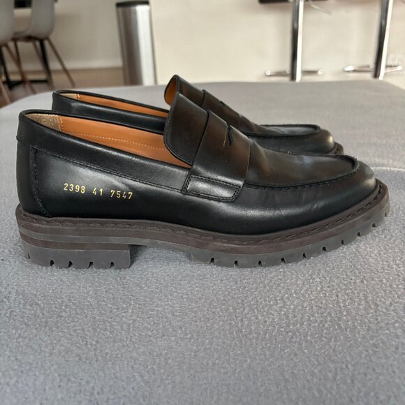 Common Projects - Black Loafers - Size 9